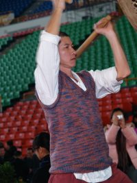 優人神鼓的彩排